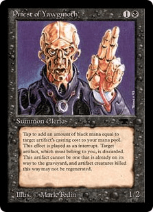 Priest of Yawgmoth｜カードギャラリー｜マジック：ザ・ギャザリング