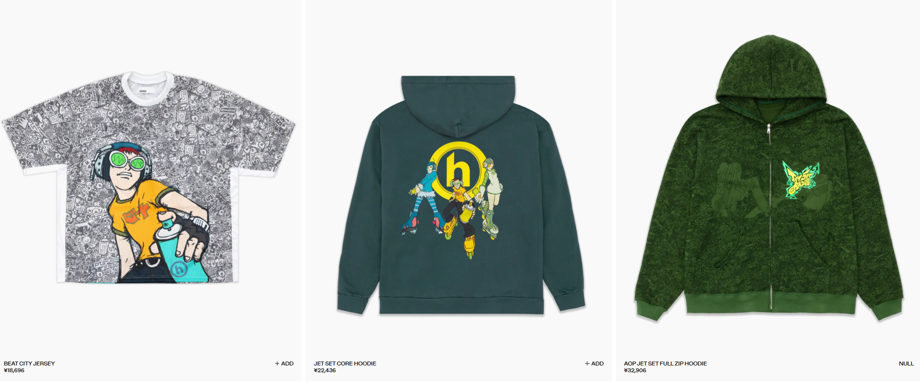 ジェットセットラジオ』のアパレルグッズが数量限定で販売中。セガが