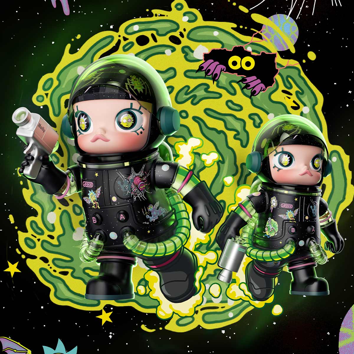 MEGA SPACE MOLLY 400% Rick and Morty - POP MART (Netherlands)