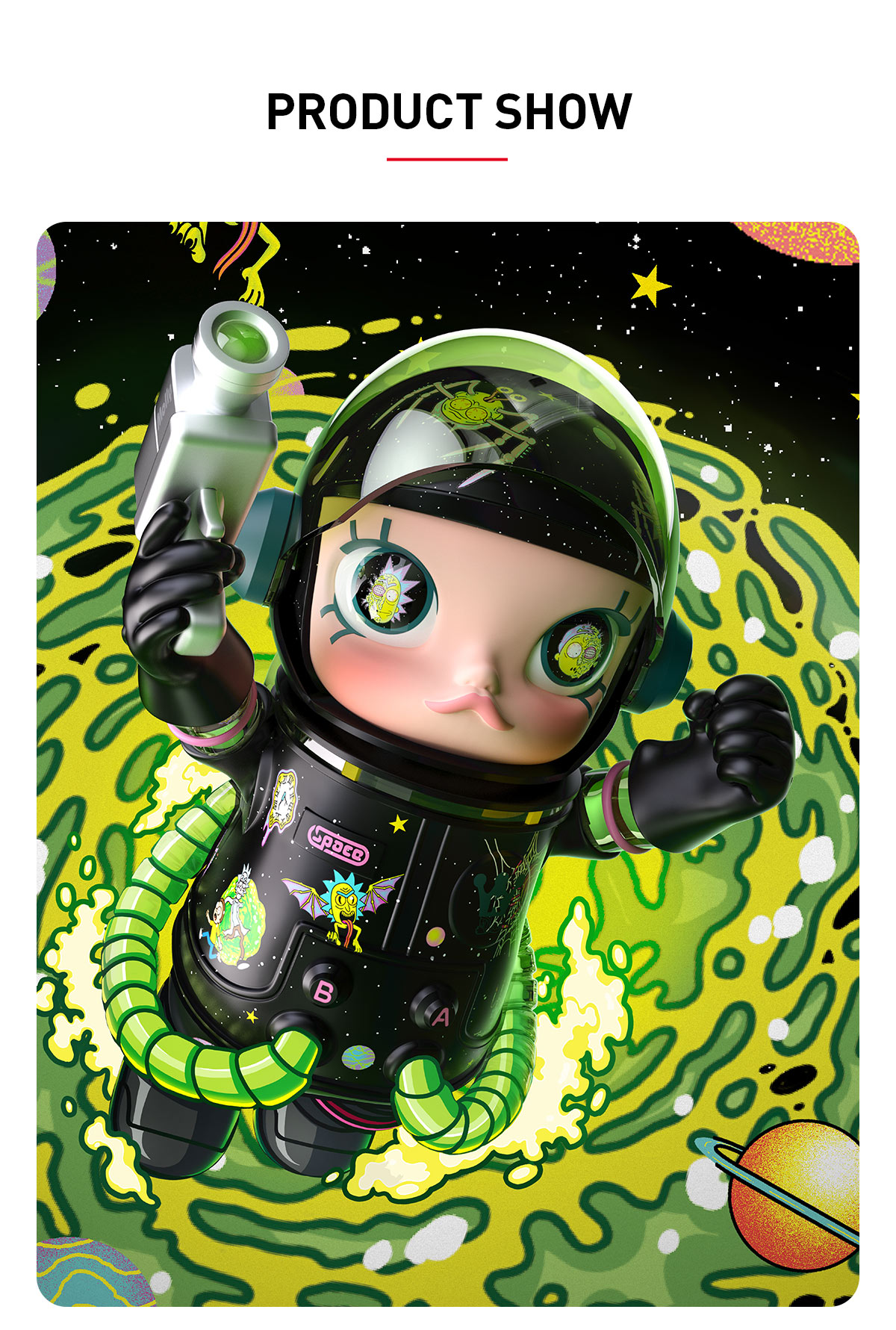 MEGA SPACE MOLLY 400% Rick and Morty - POP MART (Netherlands)