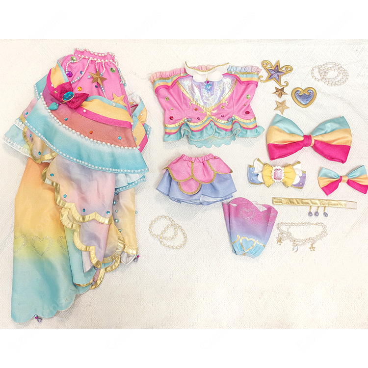 アイカツ! 星のツバサ レインボーエトワールコーデ 虹野ゆめ コスプレ