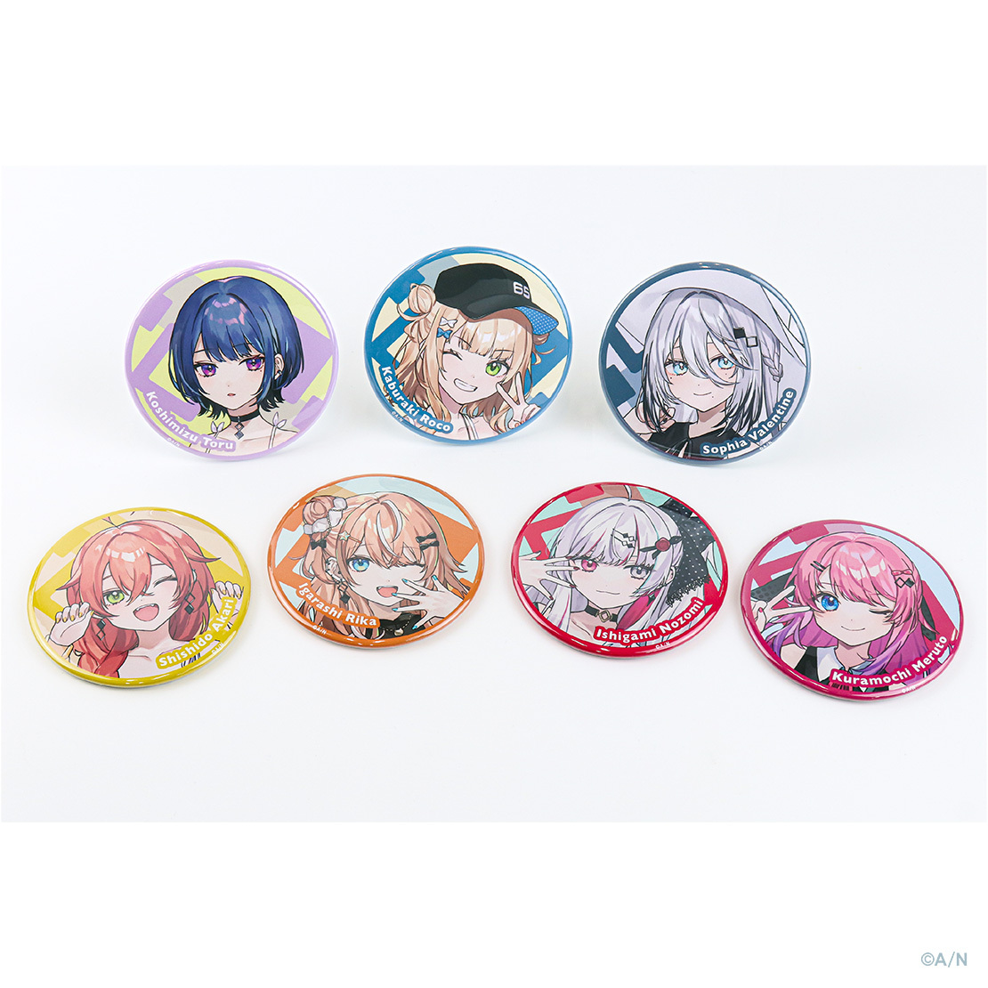 Idios Half ANNIVERSARY】スタンド付き缶バッジ｜にじさんじ