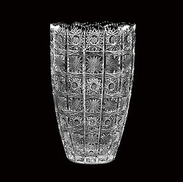 楽天市場】ボヘミアクリスタル 花瓶 35cm 最高級 クリスタルガラス