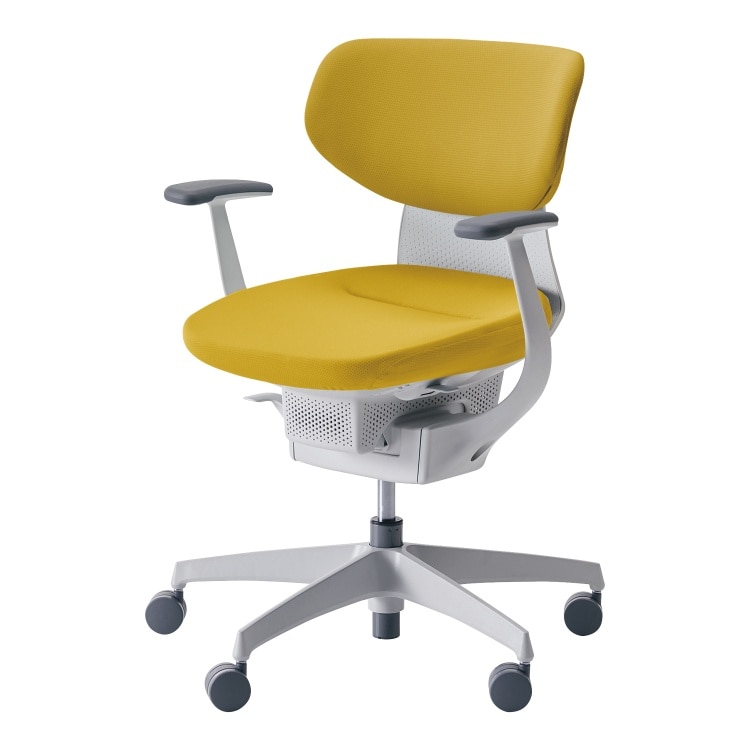 ingチェア ラテラルタイプ・ホワイトシェル(T型肘 樹脂脚) | コクヨ