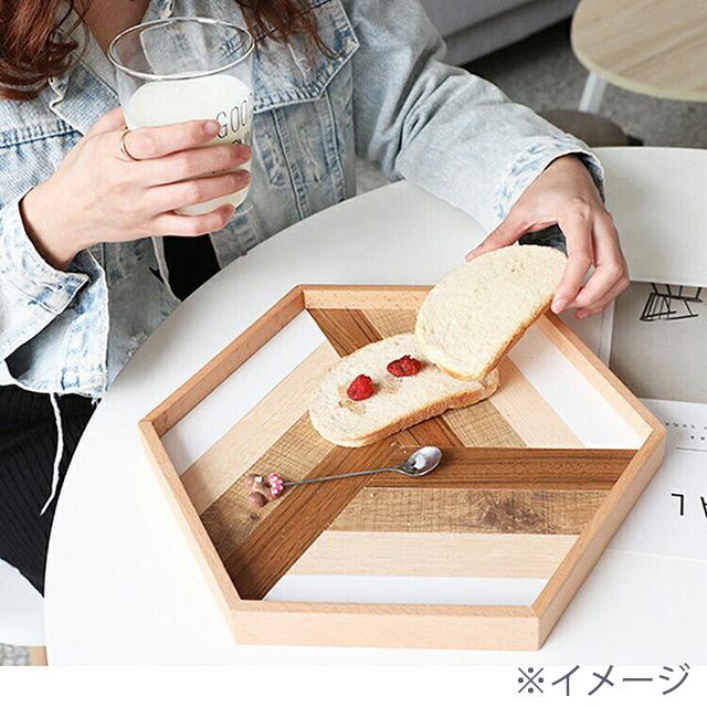 トレー お盆 木製 北欧 カフェ ウッド おぼん おしゃれ 天然木 トレイ