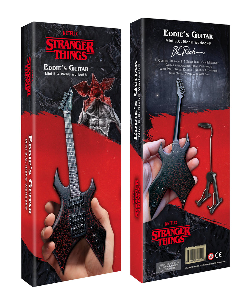 Official Stranger Things® Eddie's Guitar B.C. Rich® NJ Warlock