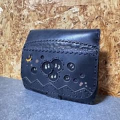 GBL となりのトトロ×おじゃがデザイン ショートウォレット まっくろ