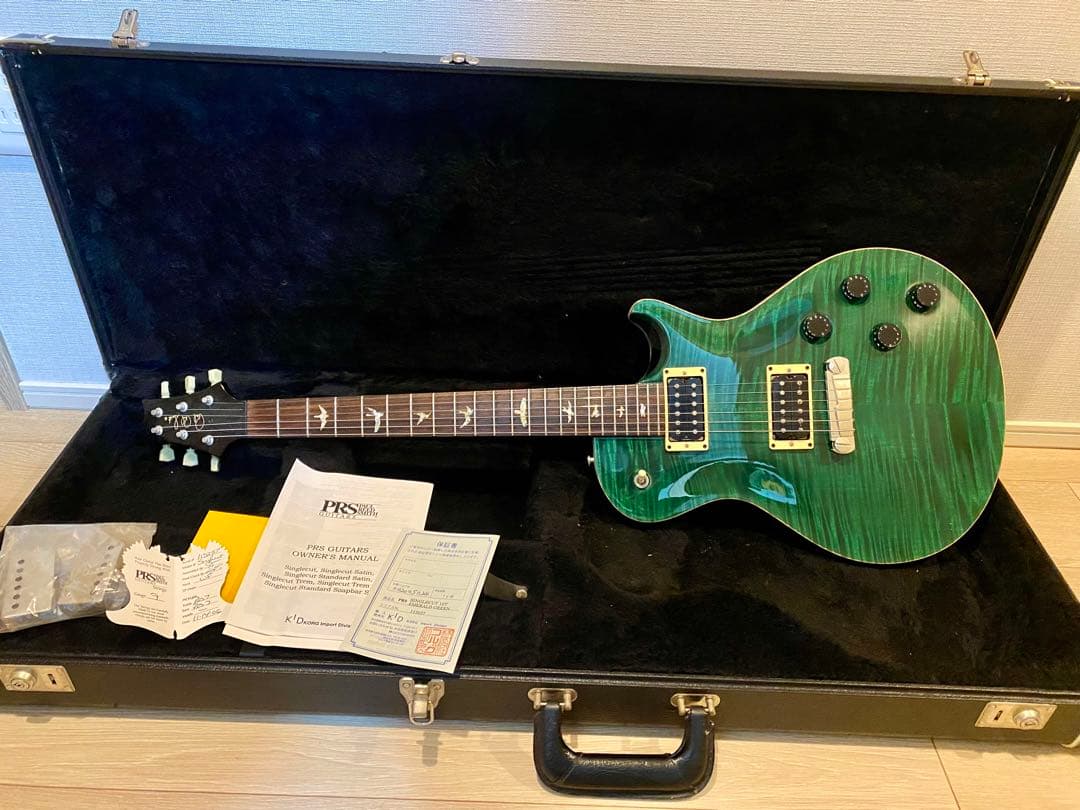 PRS SINGLECUT EMERALDGREEN 10TOP 2006年製 PRS Singlecut Trem Artist Package Emerald Green 2006 – Chicago