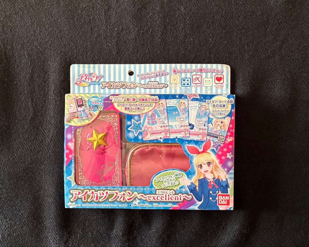 未開封 アイカツフォン excellent 箱付き】アイカツフォン excellent アイカツ! 初代 カード未開封