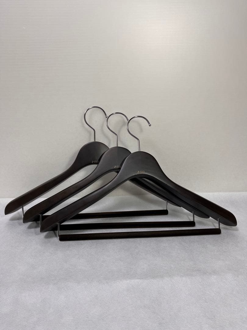 NAKATA HANGER/ 3本セット 3本セット》NAKATA HANGER x Lightning 真鍮ドッグタグ付き 革ジャン