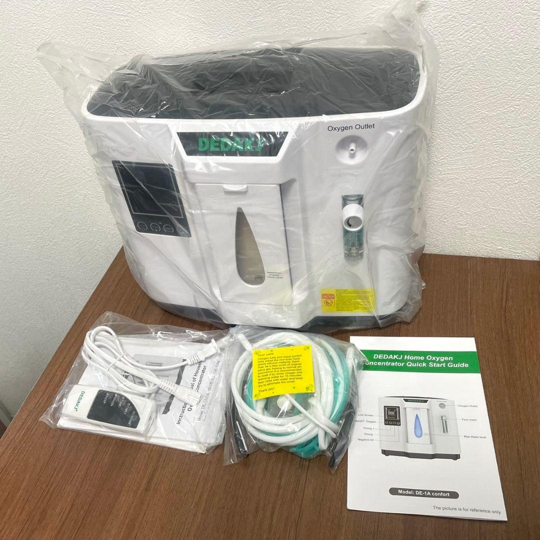 【未使用】DEDAKJ 酸素発生器 酸素濃縮器 DE-1A DEDAKJ DE-1A ポータブル家庭用酸素濃縮器 酸素発生器 1-6L/min 110V