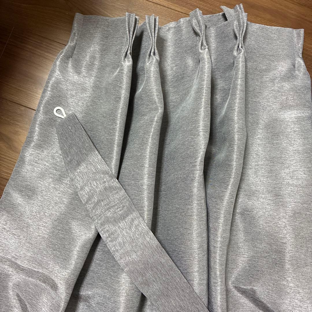 グレー ドレープカーテン 幅113cm 丈247cm✖️2枚　Aフック ドレープカーテン グレー | 【公式】LOWYA(ロウヤ) 家具・インテリアの