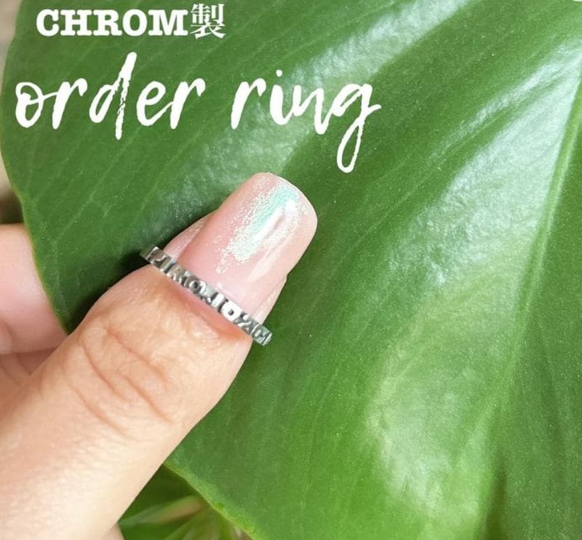 【永遠の輝き - オーダーメイドクロムリング】2mmタイプ・3mmタイプ 永遠の輝き - オーダーメイドクロムリング】2mmタイプ・3mmタイプ 指輪