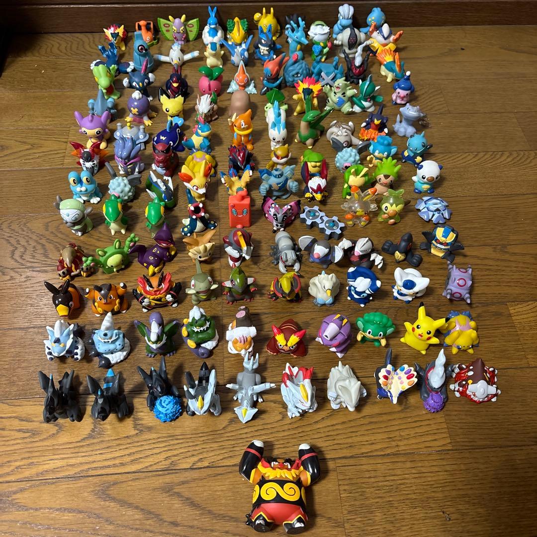 ポケモンキッズ　指人形　ポケモン　フィギュア　約120匹 初期 ポケモン指人形 ポケモンキッズ 120体セット｜Yahoo!フリマ（旧