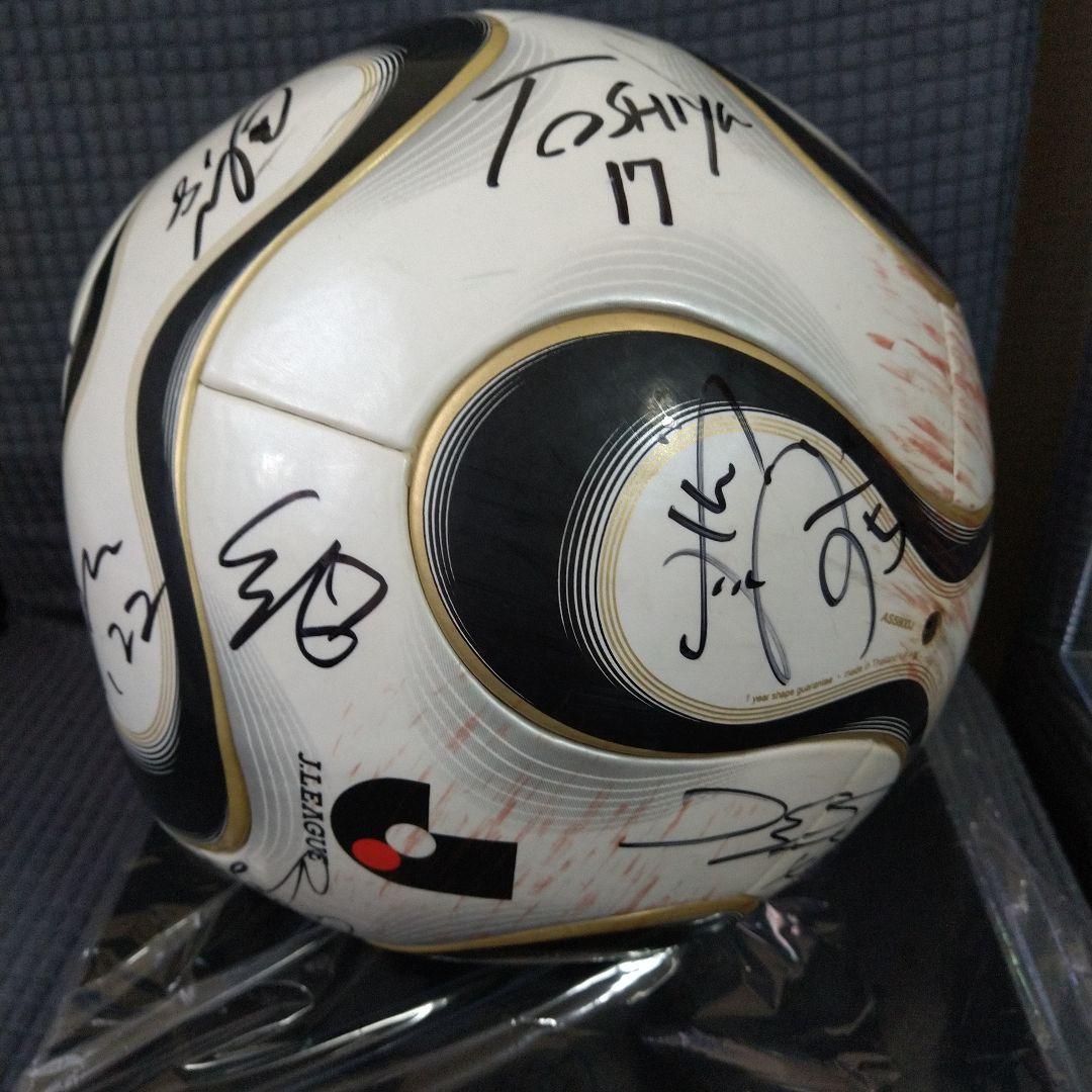 値下げ 2006年京都パープルサンガ全選手サイン入りJリーグ公式試合球 ケース付 Yahoo!オークション - 【アレモン/京都パープルサンガ】2006 Jカード