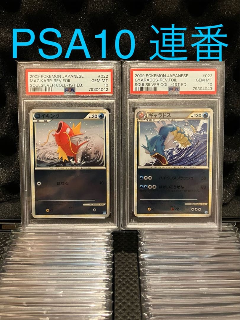 ポケモンカード コイキング ギャラドス ミラー PSA10 2枚セット PSA10 2連番 コイキング ギャラドス Classic クラシック - メルカリ