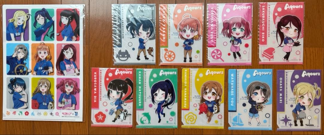 あわしま　サブスク限定クリアファイル ラブライブ！サンシャイン クリアファイル あわしまマリンパークコラボ