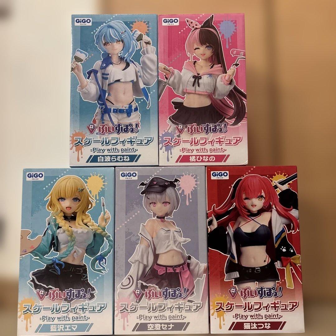 5体セット ぶいすぽっ！スケールフィギュア ぶいすぽっ！スケールフィギュア-Play with paint vol.5」展開開始の