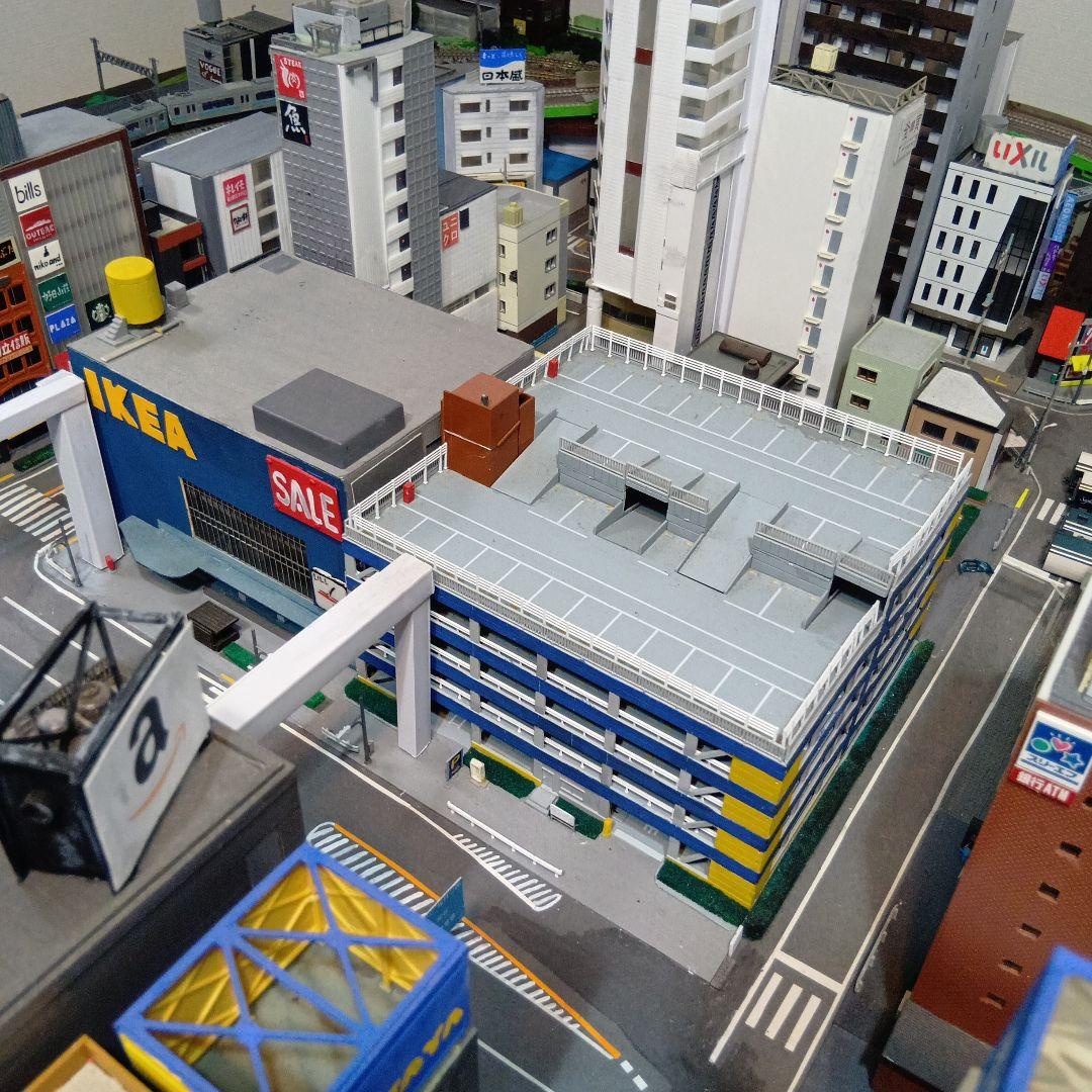 【断捨離】Nゲージ自作ストラクチャ IKEA IKEA cutting board is a diorama world! - YouTube