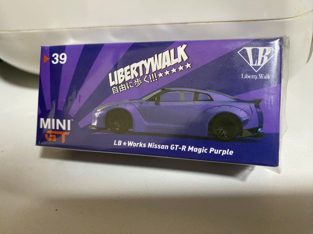 MINIGT リバティーウォークLB GTR マジックパープル No.39 Mini GT No.39 Liberty Walk Nissan GTR Magic Purple (Japan