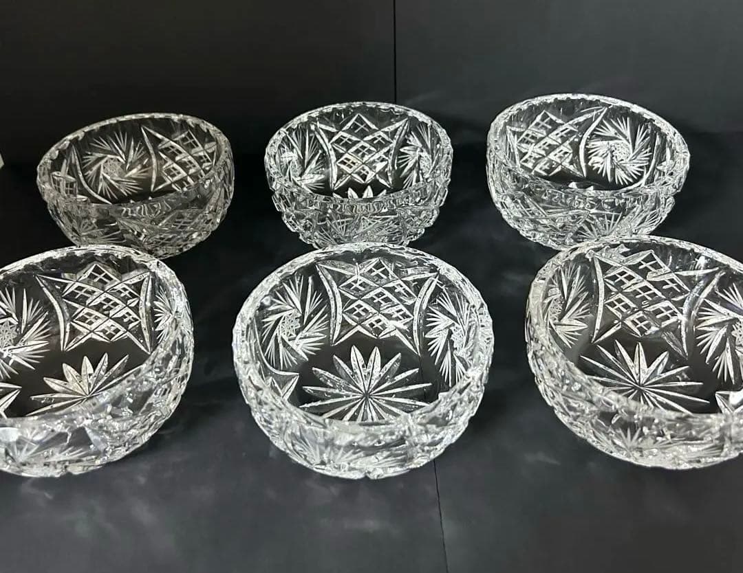 ボヘミアクリスタル クリスタルガラス ボウル 6個セット 楽天市場】ボヘミアングラス クリスタル デザート ボウル : コーミング