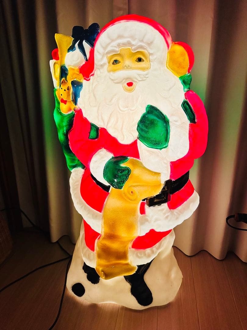 サンタクロース イルミネーション インテリア 大型 ヴィンテージ クリスマス サンタクロース イルミネーション インテリア 大型 ヴィンテージ