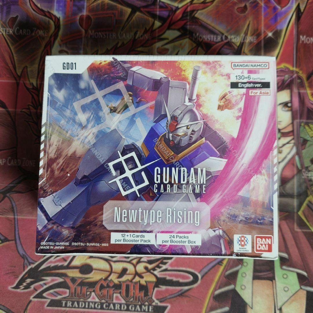 【超希少・未開封】ガンダムカードゲーム Newtype Rising 英語版 Amazon.com: Gundam Card Game Booster Box - Newtype Rising (GD01