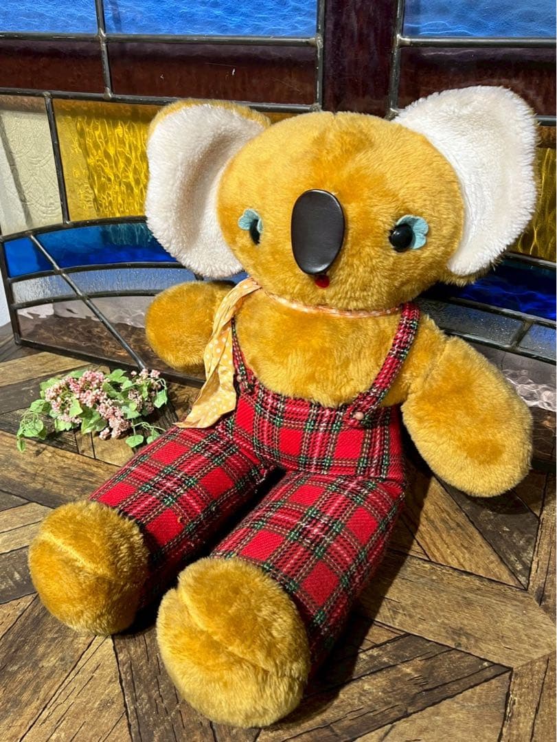 希少 ベロだし コアラ ぬいぐるみ 昭和レトロ 当時物 レトロポップ レア レトロ ぬいぐるみ 動物 コアラ たけのこ TAKENOKO プチぶらんでーと