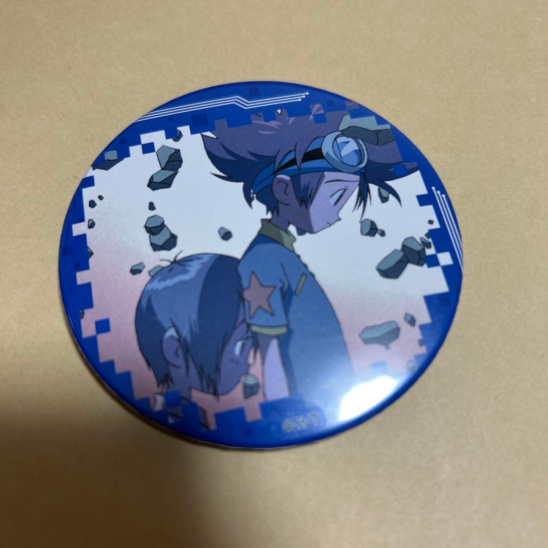 デジモン　缶バッジ グッズ-バッチ】デジモンアドベンチャー ホログラム缶バッジ(57mm)03