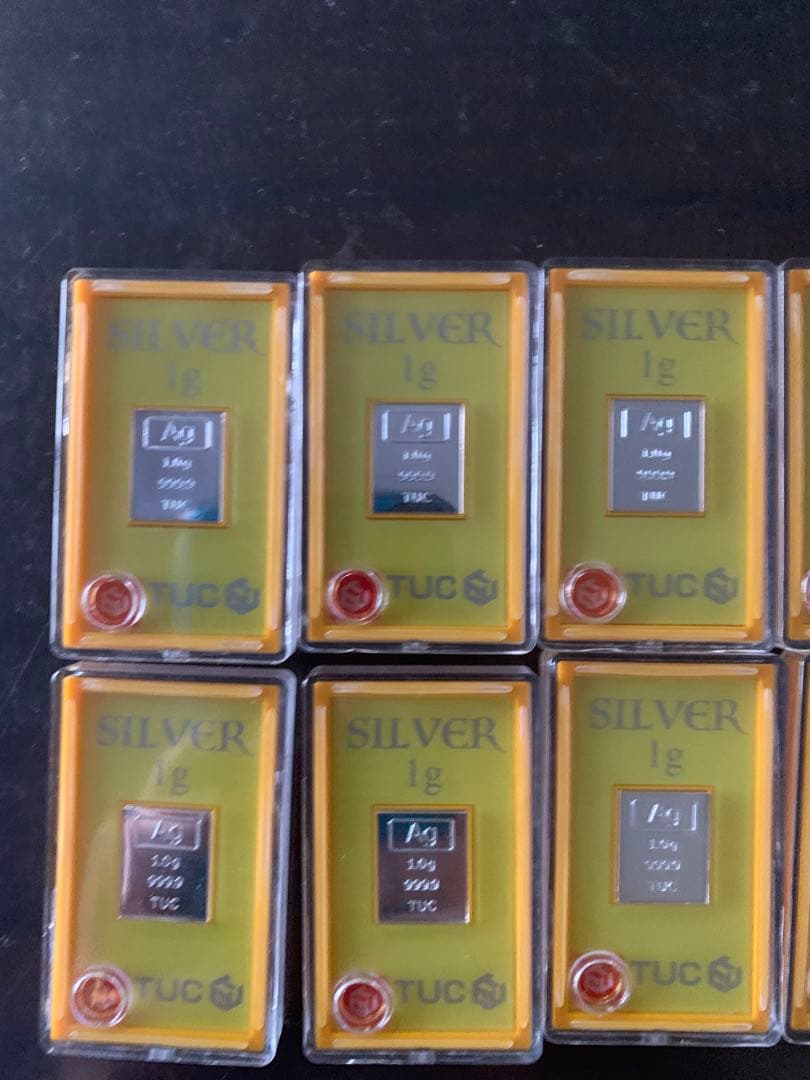 TUC 銀 1g バー 10個セット - メルカリ