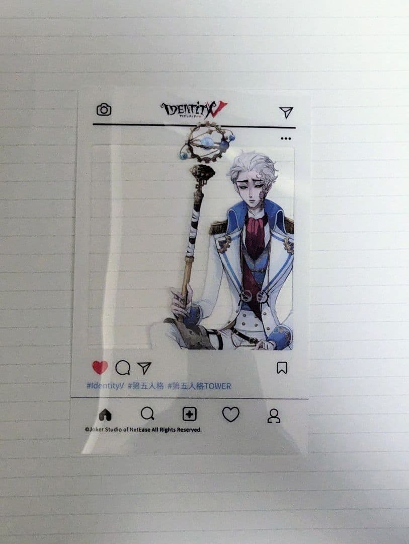 Identity V 東京タワーコラボ 隠者 SNS風クリアカード - メルカリ