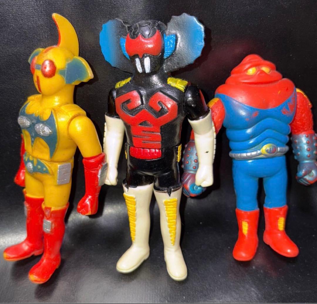 ソフビ当時物アクマイザー3 タカトク 昭和レトロ ザビタンイビルガブラ石森章太郎 ソフビ当時物アクマイザー3 タカトク 昭和レトロ ザビタンイビルガブラ