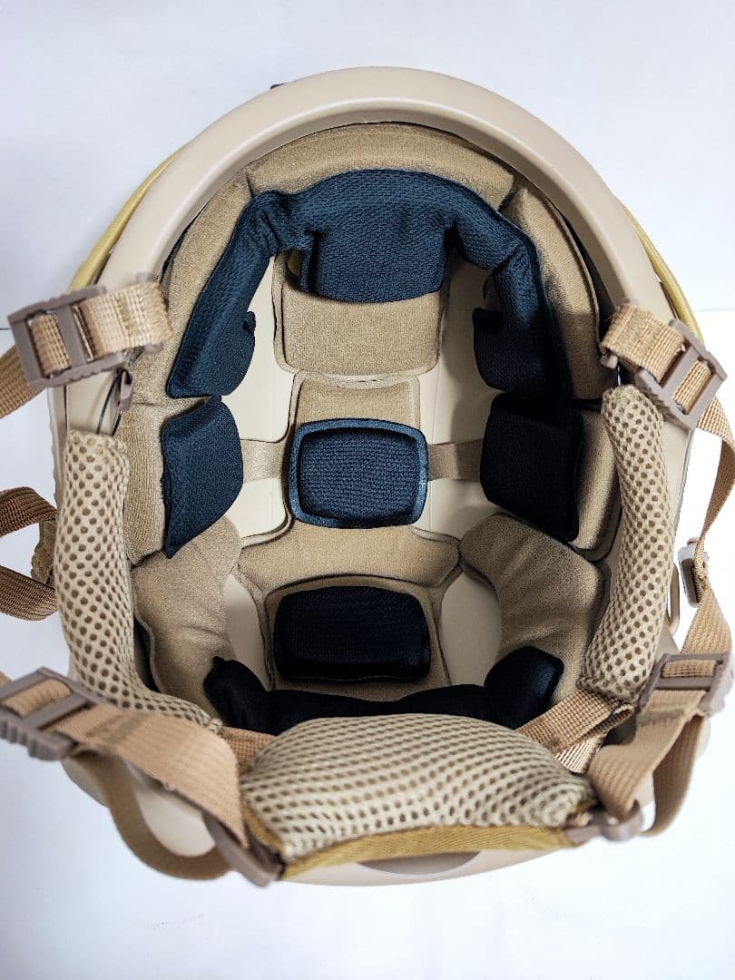 訳あり】NIJ IIIA レベル3A 防弾ヘルメットTAN 55～62cm