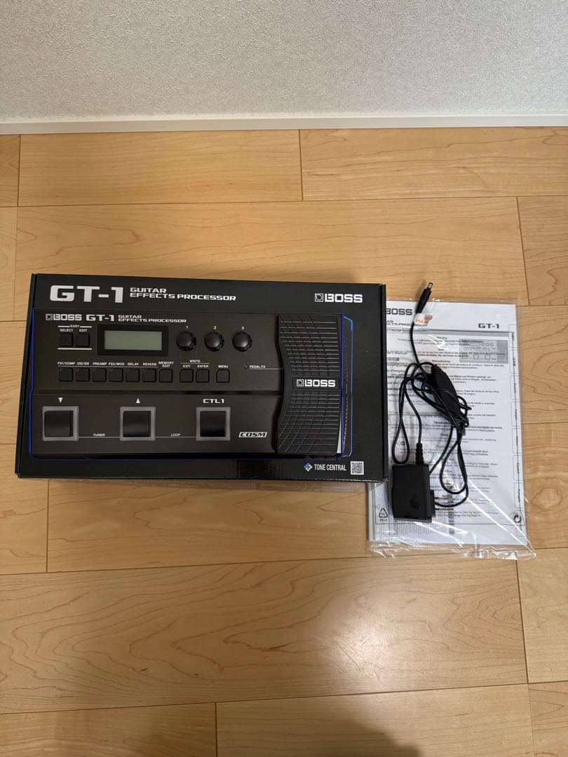 BOSS GT-1マルチエフェクター　純正ACアダプター付き Amazon.co.jp: BOSS GT-1 マルチエフェクター 純正アダプター付き