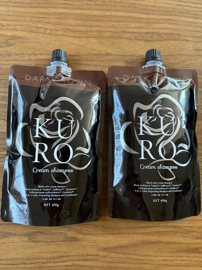 【新品未開封】KURO ダークブラウン カラーシャンプー 400g 2個セット 楽天市場】【LINEお友だち追加で500円クーポン】2個セット KURO
