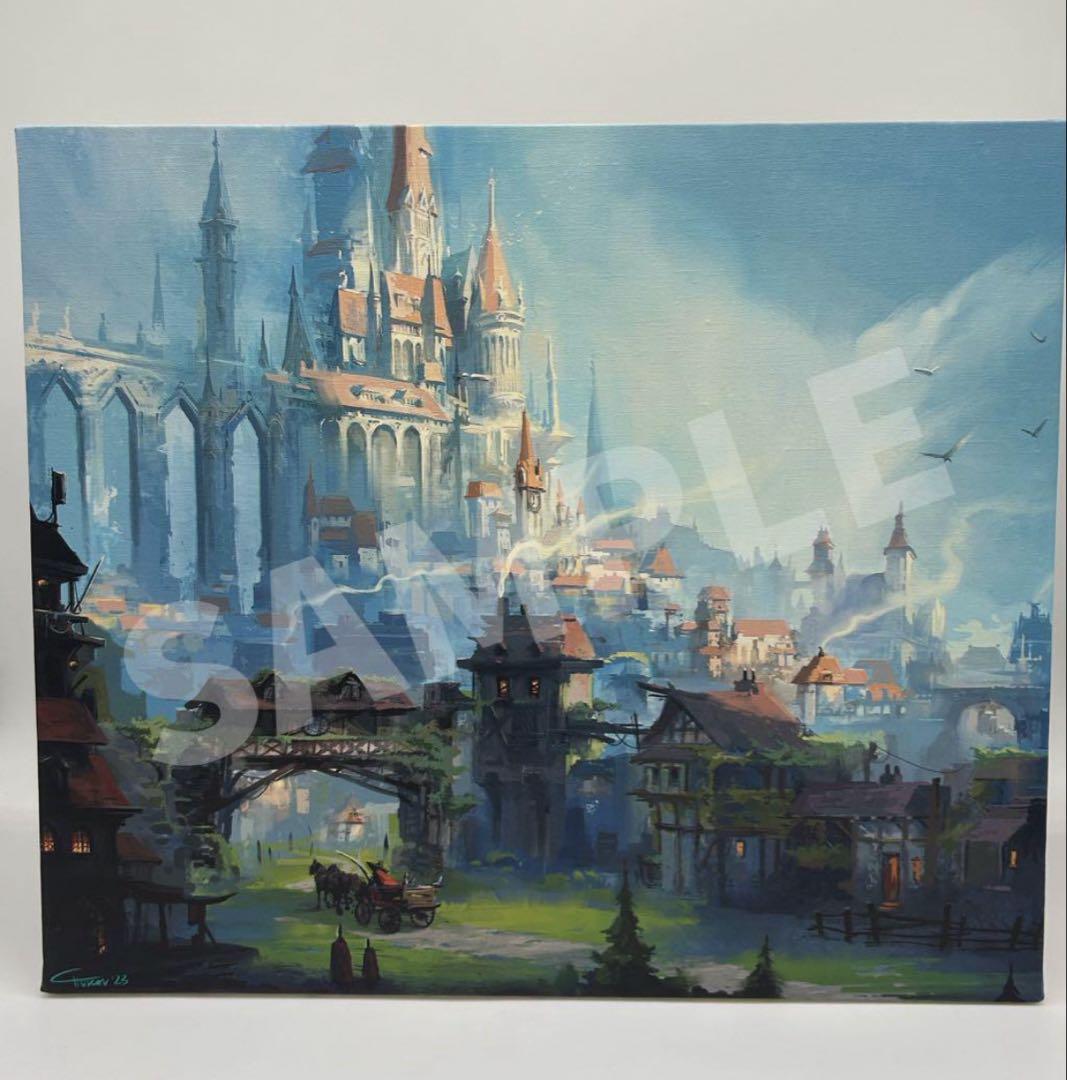 MTG　始まりの町　キャンバスアート 始まりの町/Starting Town《日本語》【FIN】