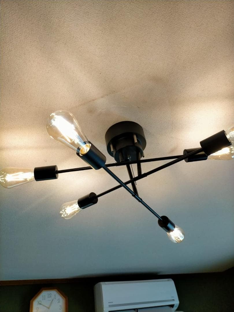 シンプルなデザイン 6灯 ペンダント シーリングライト Amazon.co.jp : DINGLILED シーリングライト6灯 オシャレ LED 現代