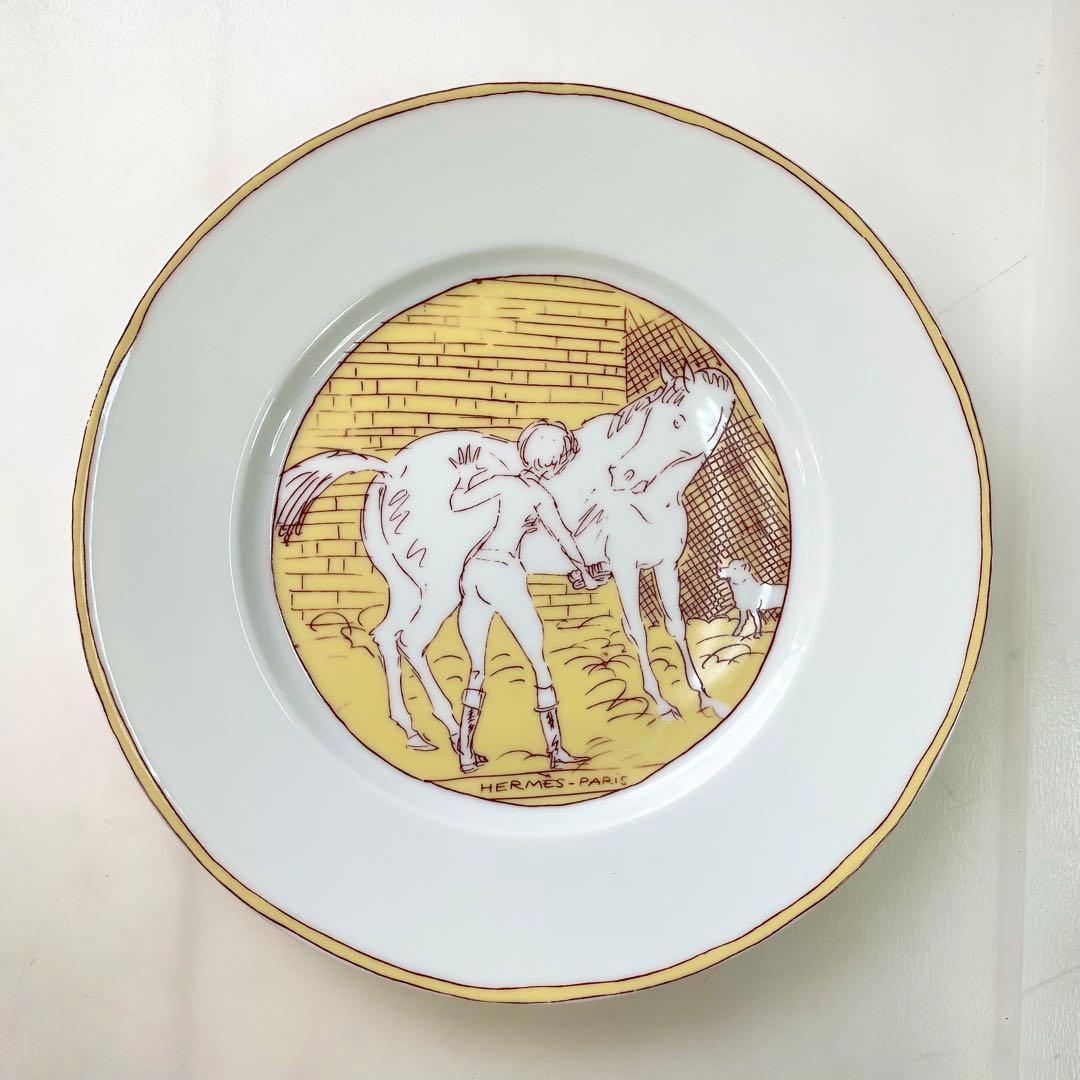 ◎ HERMES エルメス プレート 2000年のはじめての朝 皿 HERMES (エルメス) プレート 2000年のはじめての朝｜トレファクONLINE