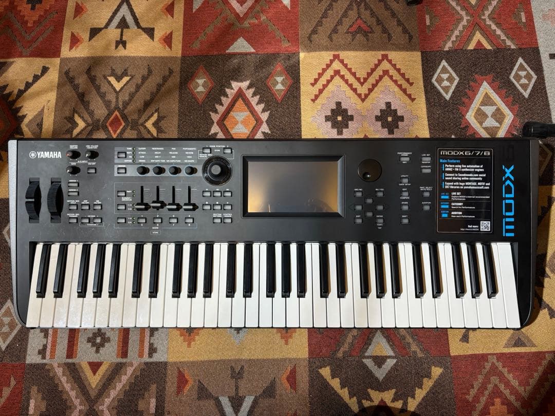 Yamaha MODX6 シンセサイザー 61鍵盤 YAMAHA MODX6 ワークステーションシンセサイザー 61鍵盤 送料無料