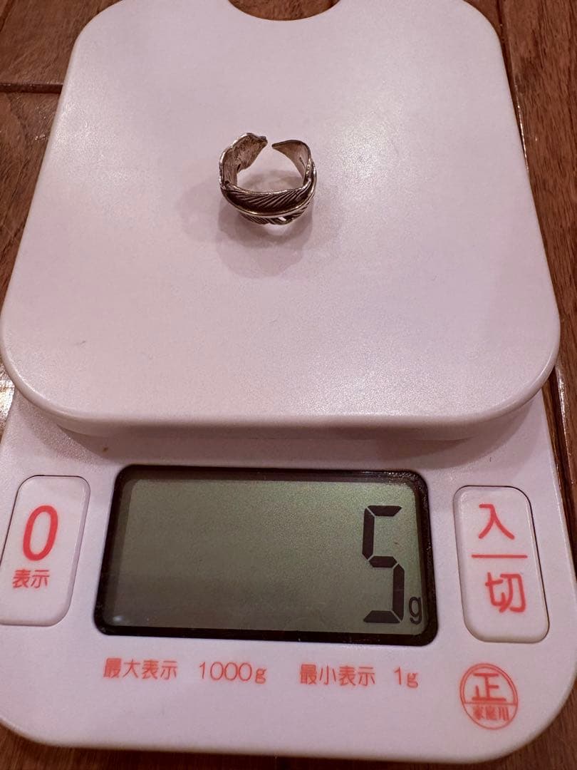 ナバホ族 Timothy Baca フェザーリング SV925 INDIAN JEWELRY NAVAJO族 FEATHER RING SILVER/ナバホ族 フェザー
